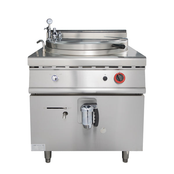 Grace Commercial 100L Gas Soup Kettle with Deep Indirect Heating for Restaurants and Hotels