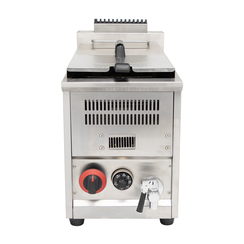 Grace chip fryer gas  with temperature control professional gas fryer