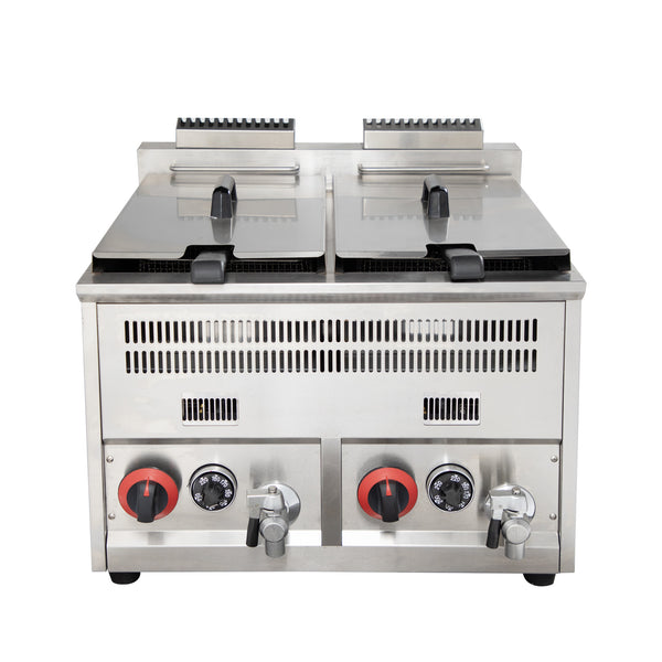 Grace double gas fryer machine gas commercial