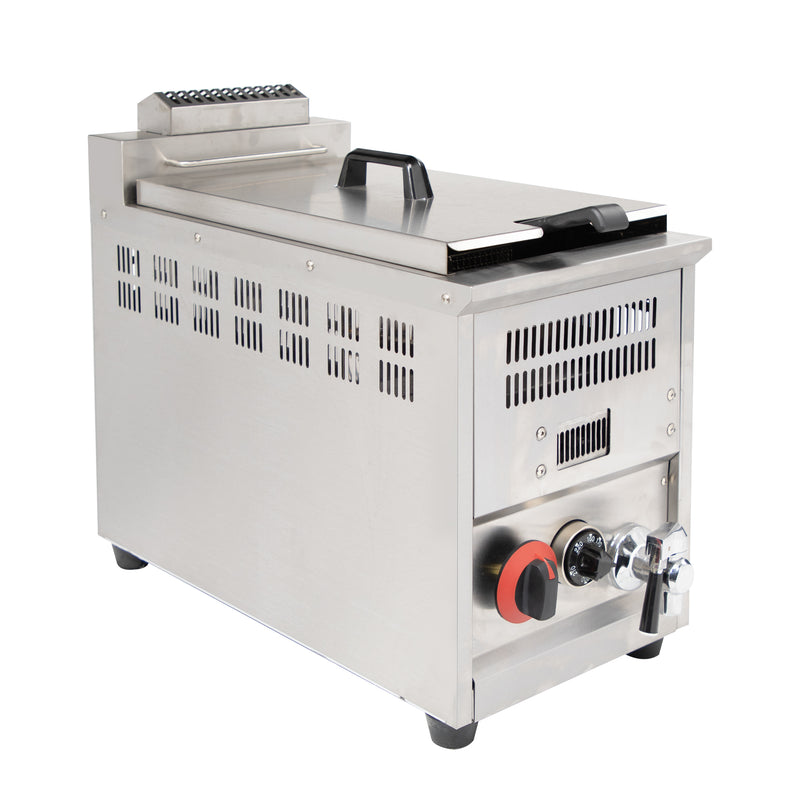 Grace chip fryer gas  with temperature control professional gas fryer