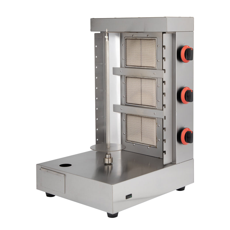 Grace commercial gas shawarma high efficiency kebab machine stainless steel restaurant