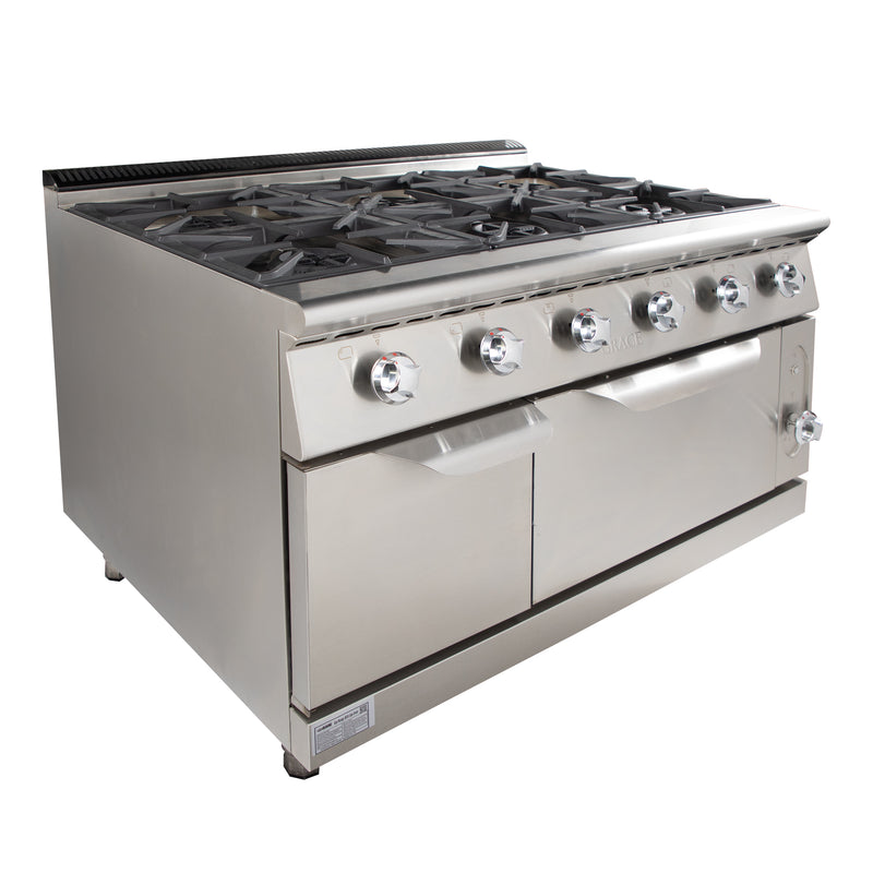 Grace commercial gas range with oven 4 burner with oven  professional gas burner with oven