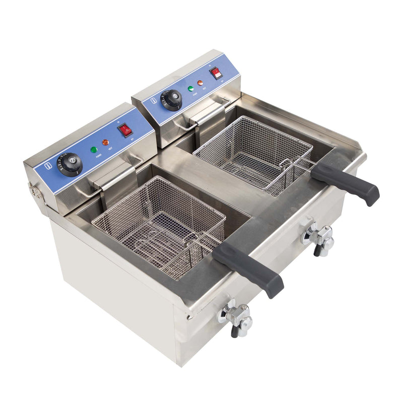 Grace Kitchen Equipment Commercial Deep Fryer Gas Bench Top Deep Fryer Tabletop Gas Fryer