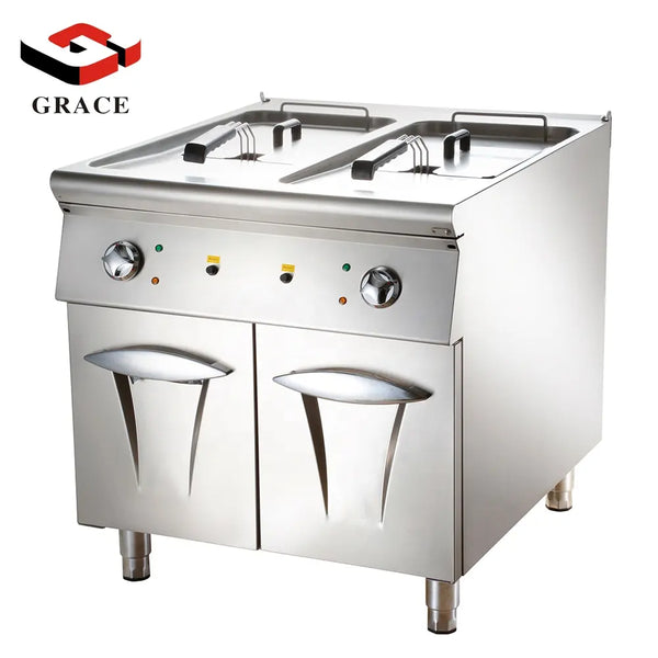 Commercial Luxury Freestanding Electric Open Fryer Double Tank Deep Fryer for Restaurant