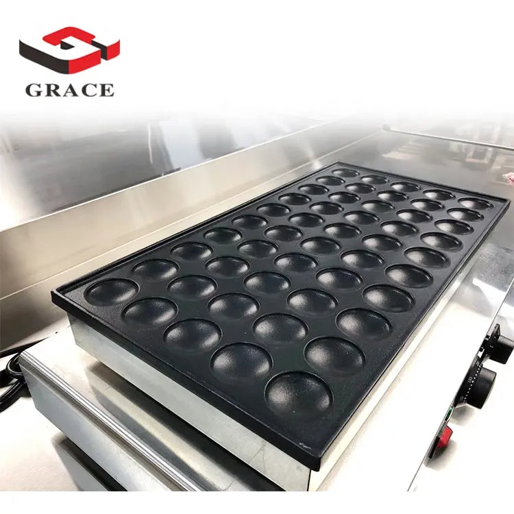 Hot Sale Custom Design Commercial Snack Equipment 50 Holes Mini Pancake Maker Muffins Machine Waffle Maker - Guangdong Grace Kitchen Equipment Co., Ltd