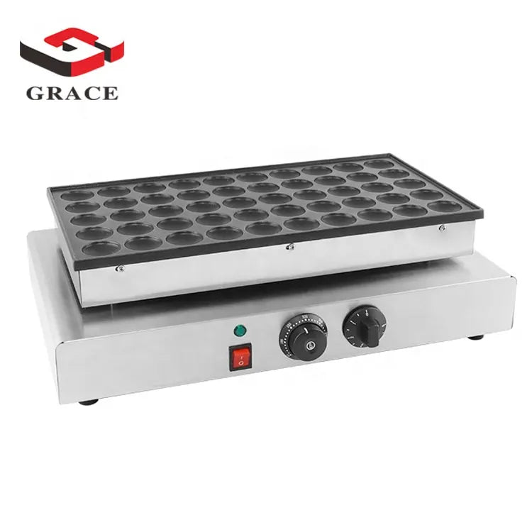 50 Holes Mini Pancake Maker Muffins Machine Waffle Maker Poffertjes Maker - Guangdong Grace Kitchen Equipment Co., Ltd