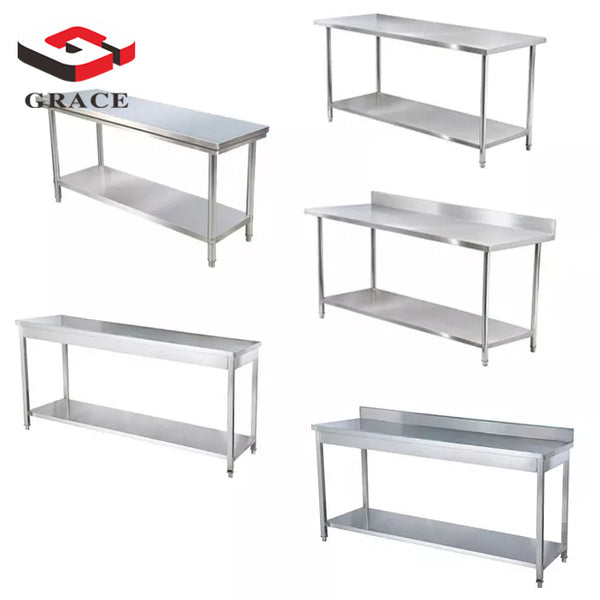 Stainless Steel Working Table Commercial Kitchen Equipment Stainless Steel Restaurant Equipment In China