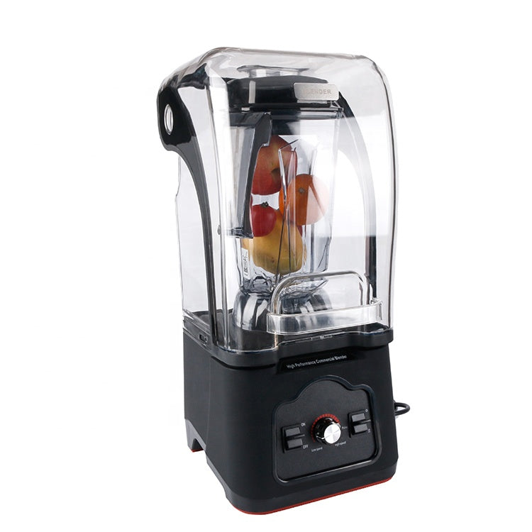 1680W Strong Power Ice Crusher Drink Smoothie Maker Commercial Blender With Soundproof