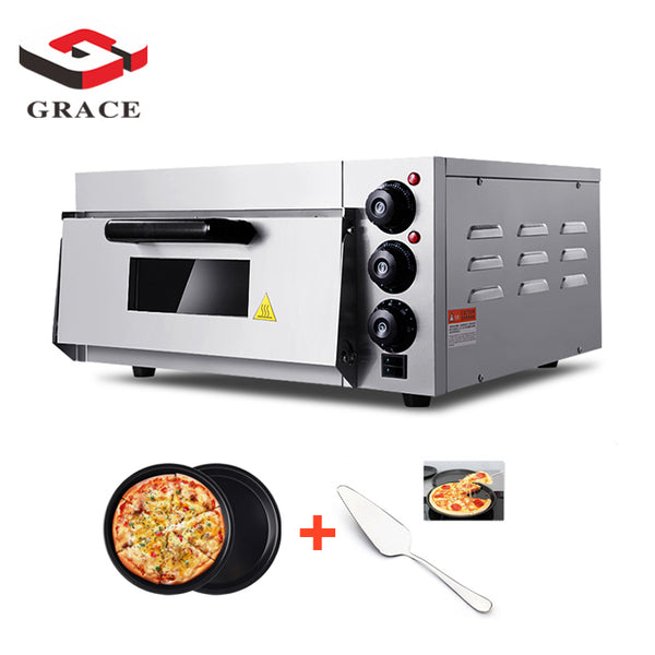 Commercial Kitchen Baking Bakery Equipment One Deck One Layer Pizza Oven Electric