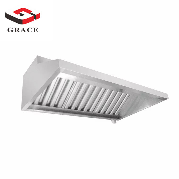 Hotel Commercial Kitchen Equipment Customized Stainless Steel Restaurant Exhaust Range Hood