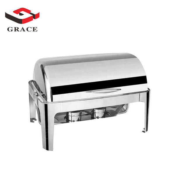 Hot Selling Durable Stainless Steel Square Rectangular Food Warmer Buffet Chafing Dish Chafer