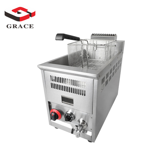 8L Stainless Steel Electric Deep Fryer For Fast Food Restaurant
