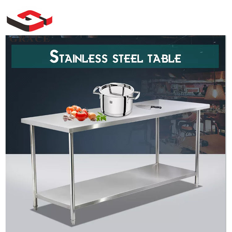 Stainless Steel Working Table Commercial Kitchen Equipment Stainless Steel Restaurant Equipment In China