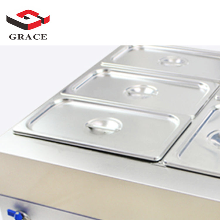 Commercial Countertop Stainless Steel Electric Buffet Soup/ Food Warmer Bain Marie