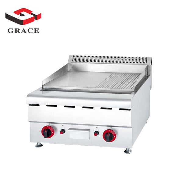 Electric Tabletop Stainless Steel Kitchen Equipment Burger Griddle