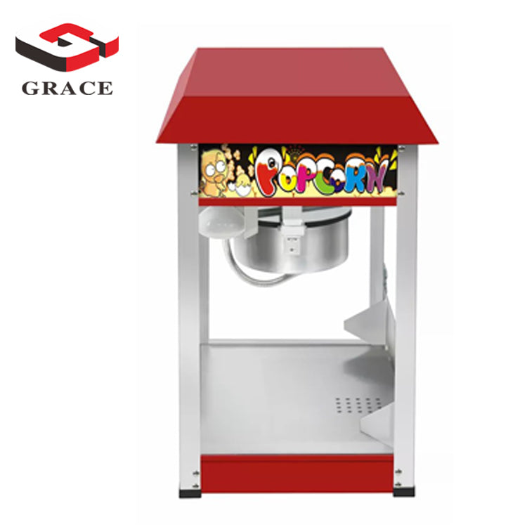 Electric Heating Corn Popper Stainless Steel 220V Small Commercial Popcorn Machine Automatic Popcorn Maker