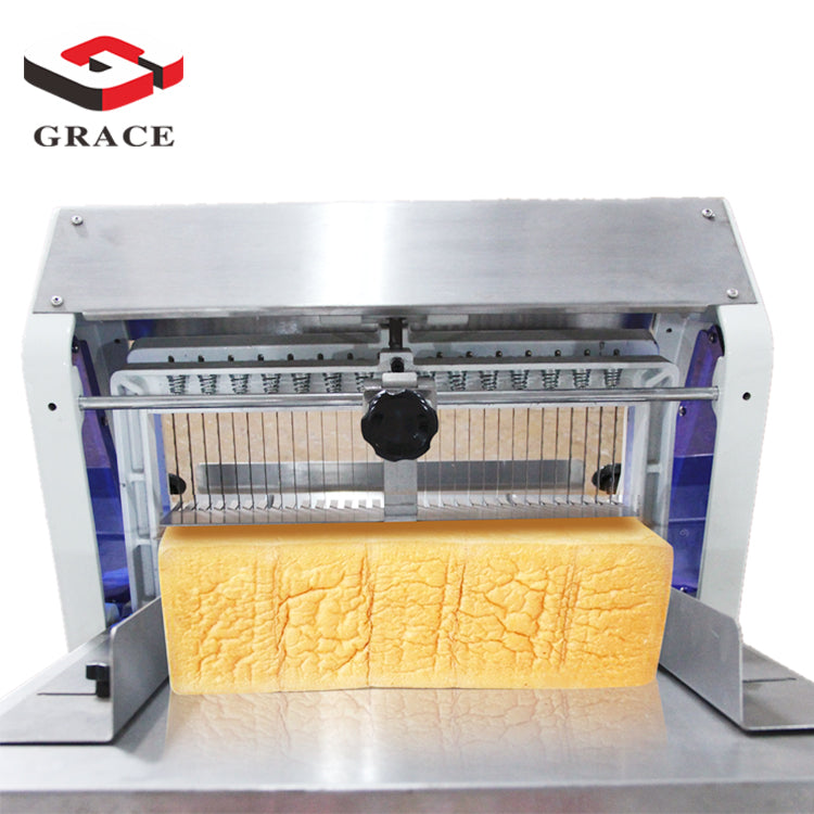 New Developed Highly Efficient Automatic Bread Slicing Machine Easy Operation Bread Slicer Machine