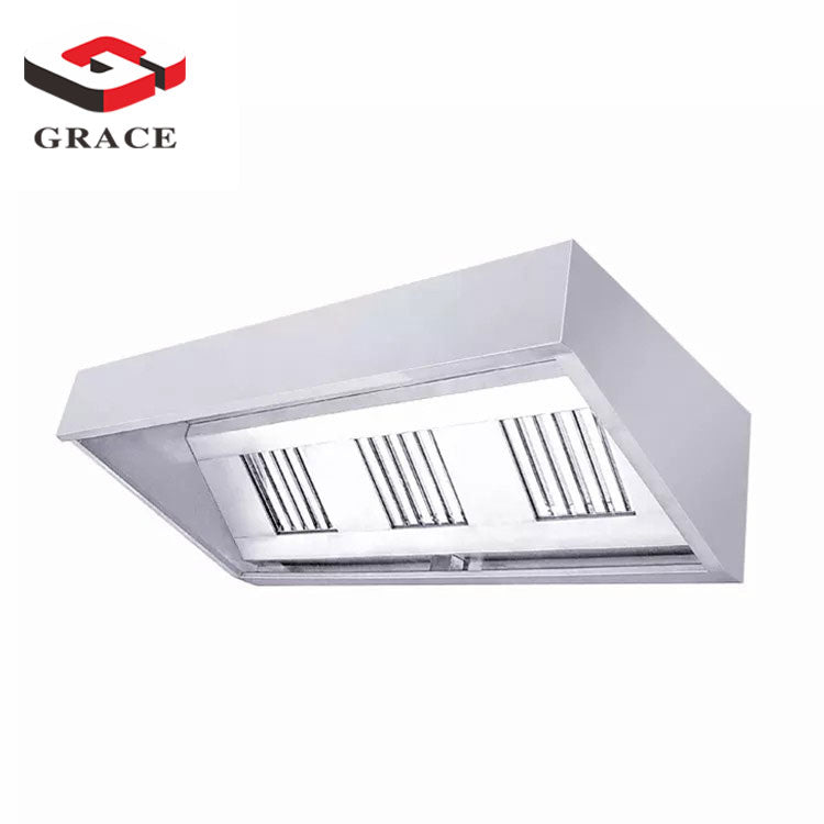 Hotel Commercial Kitchen Equipment Customized Stainless Steel Restaurant Exhaust Range Hood