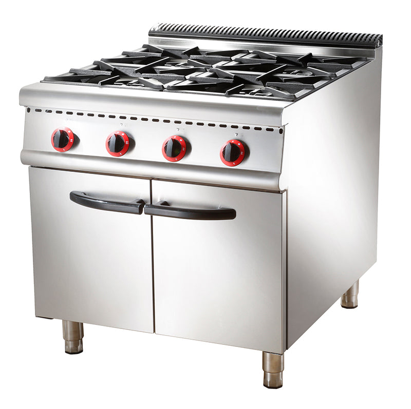 Grace Commercial Gas Stove with 4 Burners
