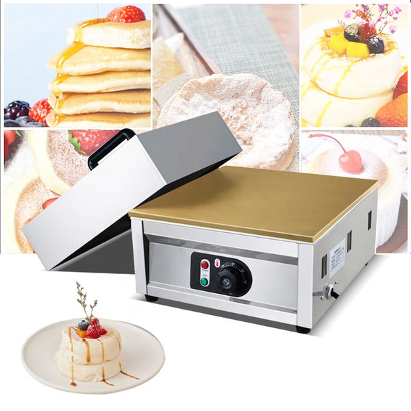 Single Plate Pancake Souffle Baking Commercial Snack Equipment Souffle Machine